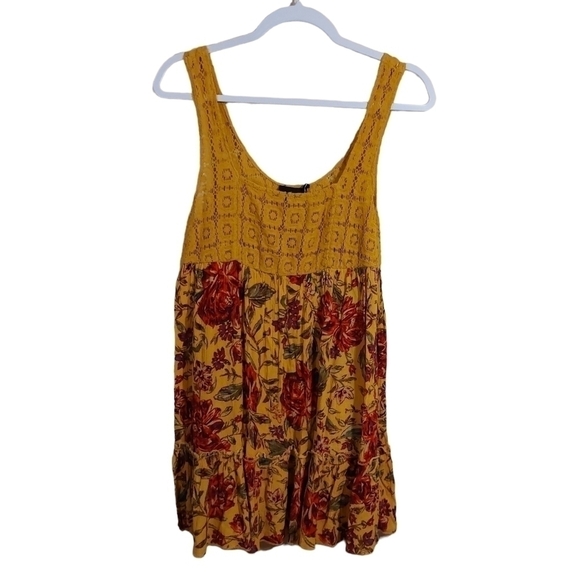 out FROM UNDER LADIES BOHO CROCHET TANK TOP DRESS- SP - Picture 3 of 6